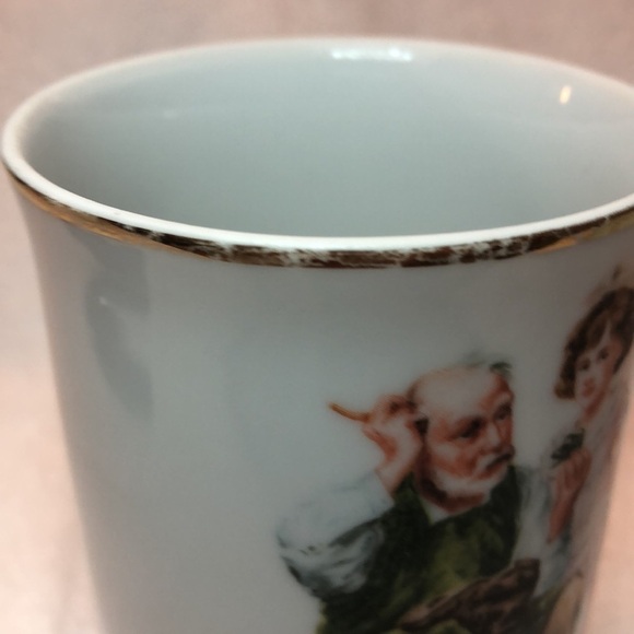 Norman Rockwell pair of coffee mugs toymaker - Picture 7 of 7